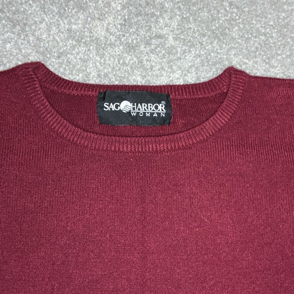 Sag Harbor Women’s plus sweater top - Picture 2 of 2